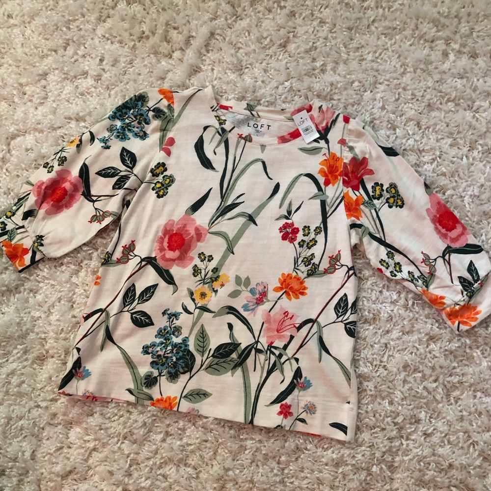 New LOFT Floral Top